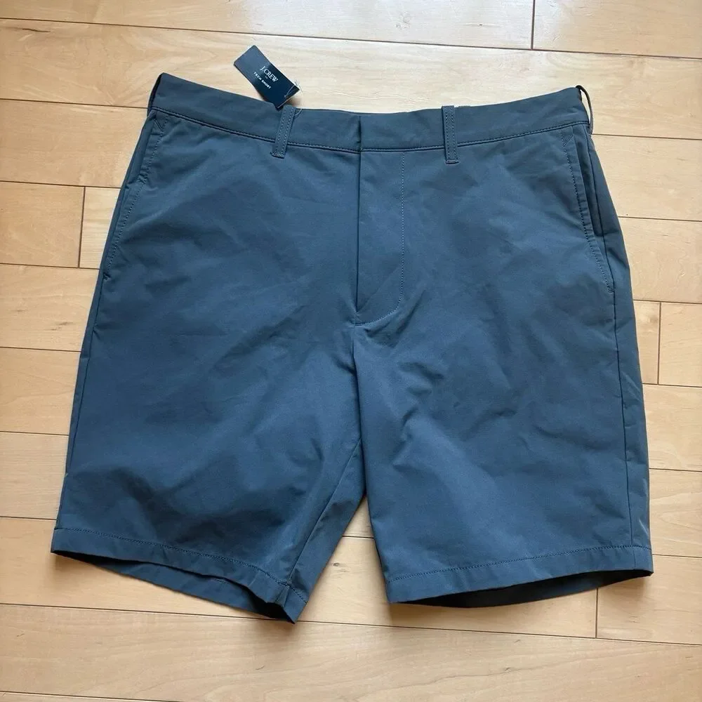 Jcrew  Men’s Tech Shorts 33 waist, 9” length -NWT